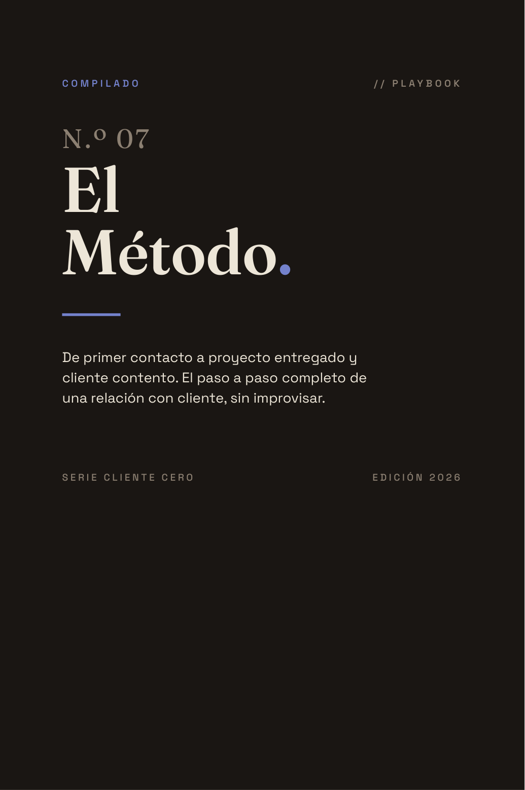 Portada de El Método